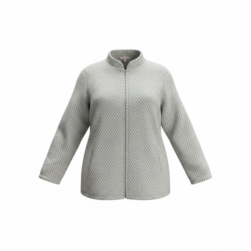 NWOT Vanity Super Super Soft Gray Plush Sweater